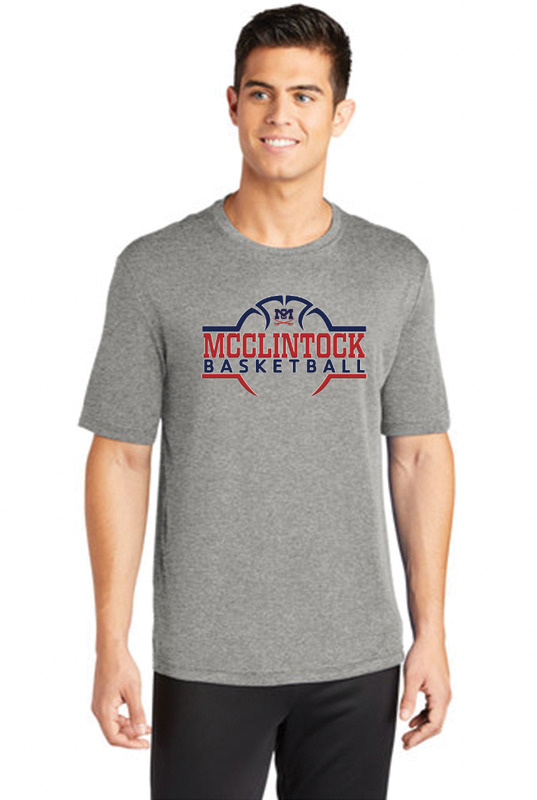 McClintock Chargers Basketball Performance T-Shirt 1