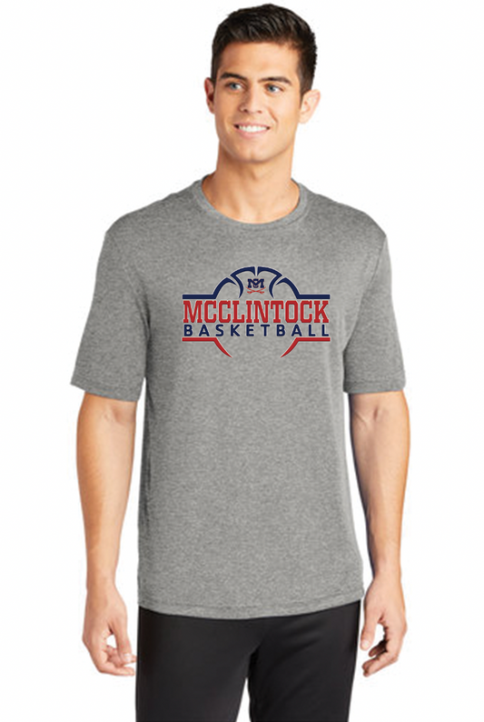 McClintock Chargers Basketball Performance T-Shirt 1