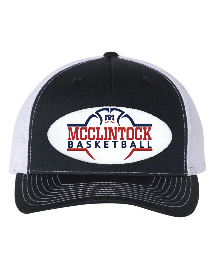 McClintock Chargers Basketball Trucker Patch Hat