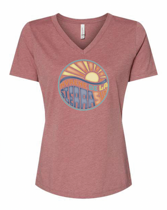 Sierra Suns Vintage Women's V Neck T-Shirt