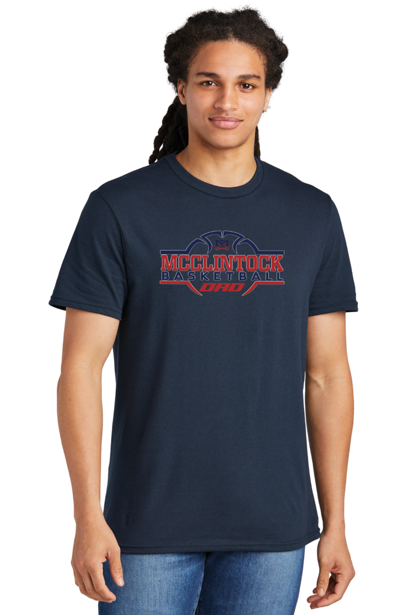 McClintock Chargers Basketball Dad T-Shirt