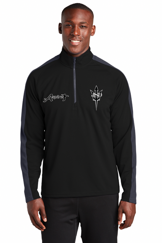 Aspire JSD Team Unisex Sport-Tek® Sport-Wick® Textured Colorblock 1/4-Zip Pullover