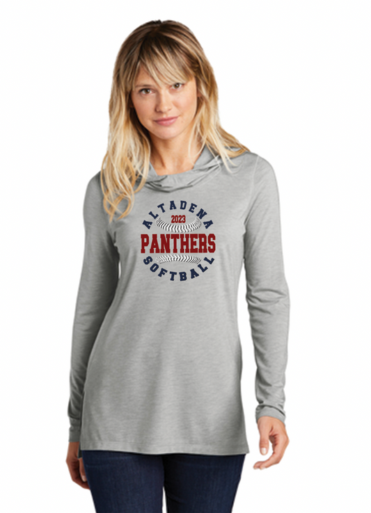 Altadena Softball Women's Sport-Tek Tri-Blend Wicking Long Sleeve Hoodie 1