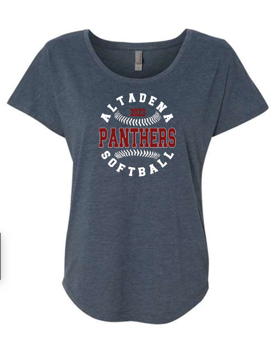 Altadena Softball Women's Dolman T-Shirt 1