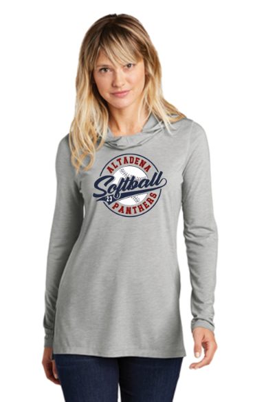 Altadena Softball Women's Sport-Tek Tri-Blend Wicking Long Sleeve Hoodie 2