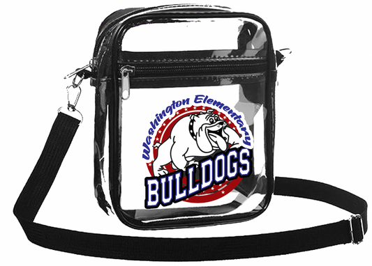 Washington Bulldogs Clear Bag Crossbody
