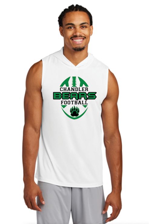 Chandler Bears Football Sport-Tek® Competitor™ Sleeveless Hoodie