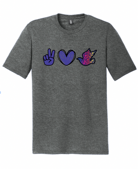 NEW! Kyrene de la Paloma Elementary Peace and Love T-Shirt