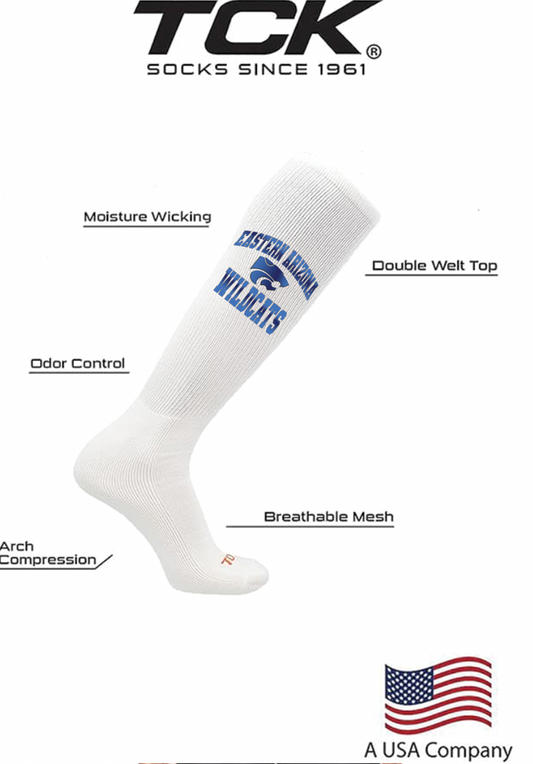 Eastern AZ Wildcats Football Over the Calf Socks