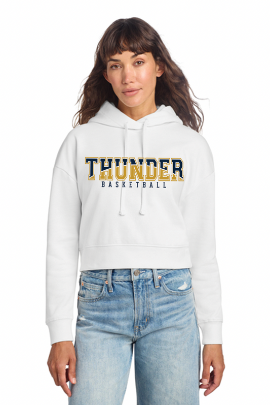 Desert Vista Thunder Women's Cropped Hoodie