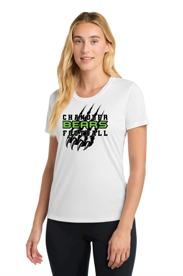 Chandler Bears Football Sport-Tek® Women's PosiCharge® Competitor™ Claw Tee