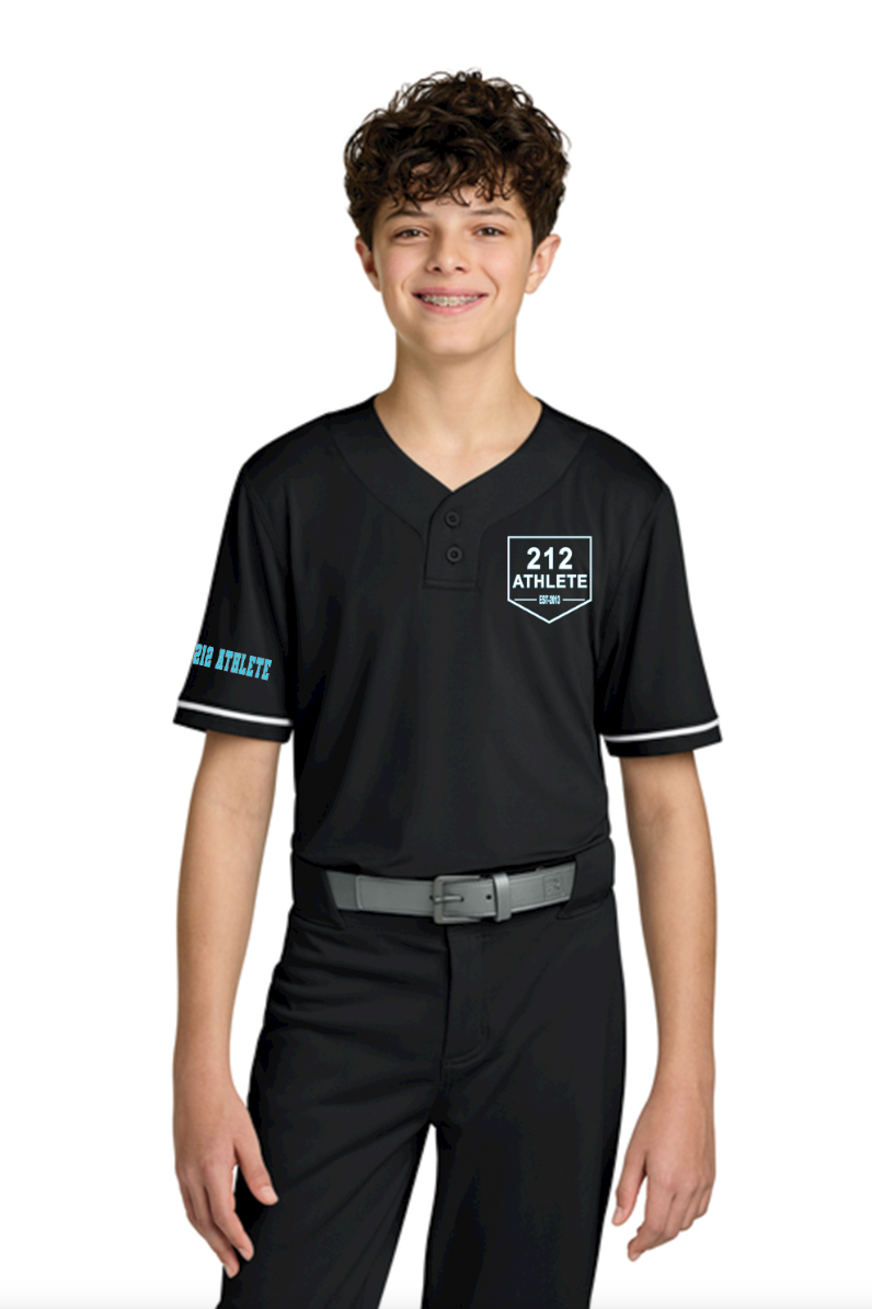 212 Athlete Baseball Personalized Richardson Youth Select 2-Button Baseball Jersey