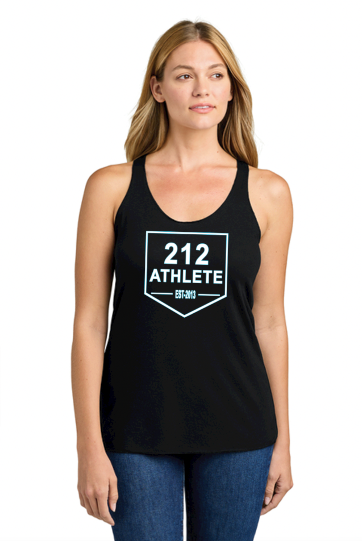 212 Athlete Baseball Women's Racerback Tank