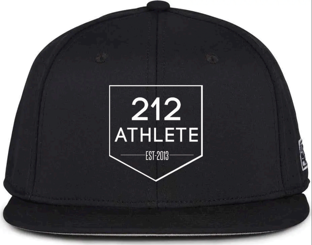212 Athlete Baseball "The Game" Flatbill Flexfit Hat- Embroidered