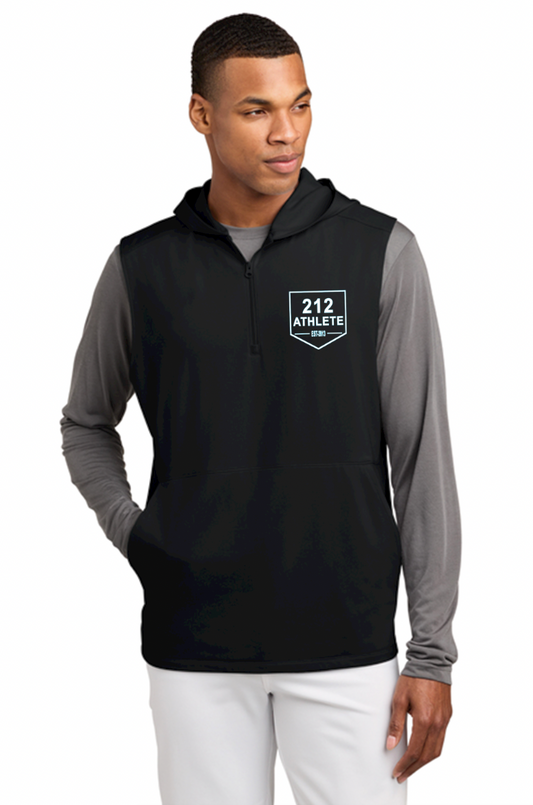 212 Athlete Baseball Sport-Tek® Sport-Wick® Stretch Sleeveless Hooded 1/4-Zip