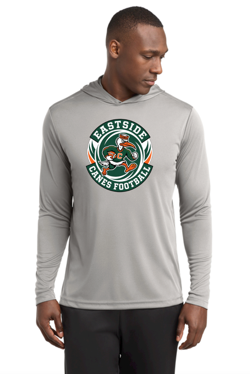 Eastside Canes Football Sport-Tek® PosiCharge® Competitor™ Hooded Pullover