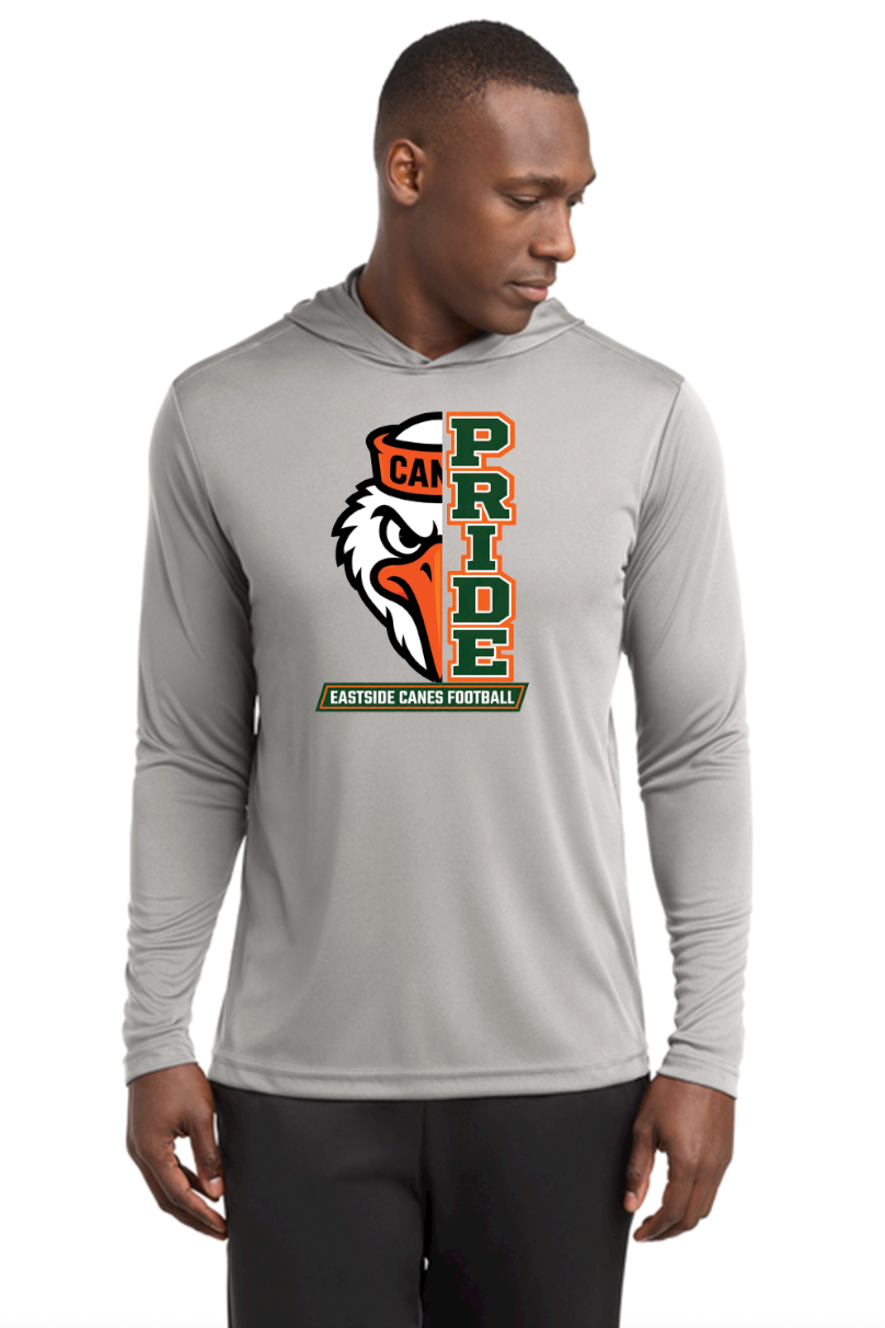 Eastside Canes Football Sport-Tek® PosiCharge® Competitor™ Hooded Pullover