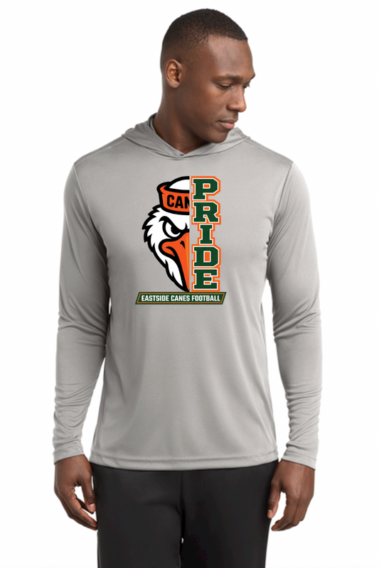 Eastside Canes Football Sport-Tek® PosiCharge® Competitor™ Hooded Pullover