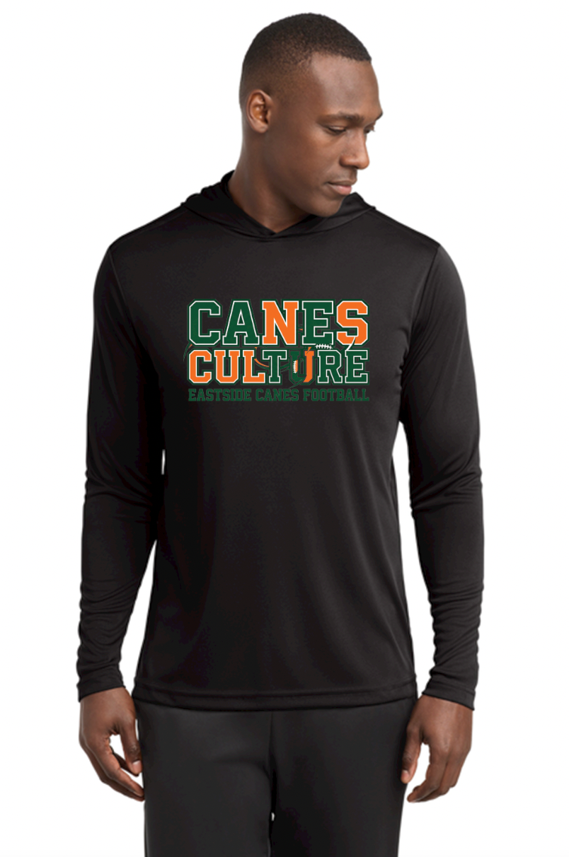Eastside Canes Football Sport-Tek® PosiCharge® Competitor™ Hooded Pullover
