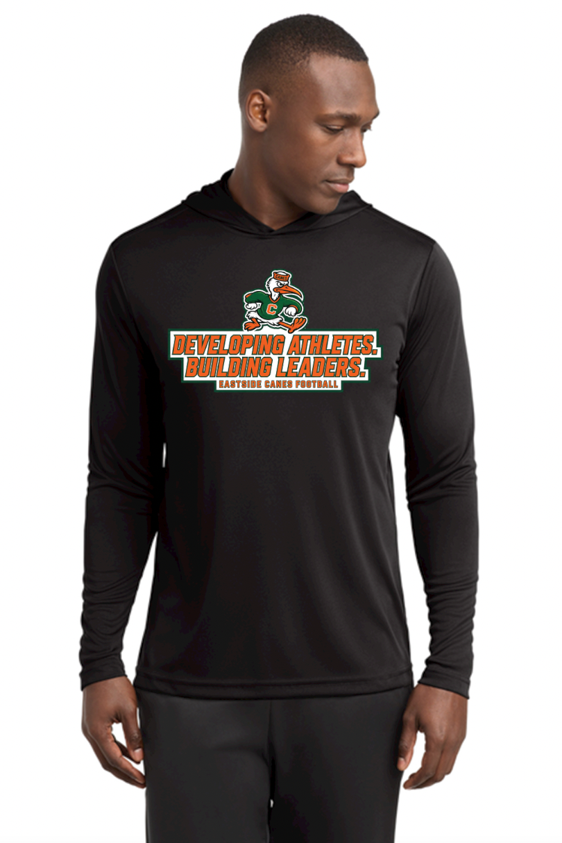 Eastside Canes Football Sport-Tek® PosiCharge® Competitor™ Hooded Pullover