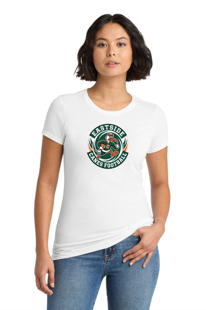 Eastside Canes Football Personalized Women's Perfect Tri-blend T-Shirt