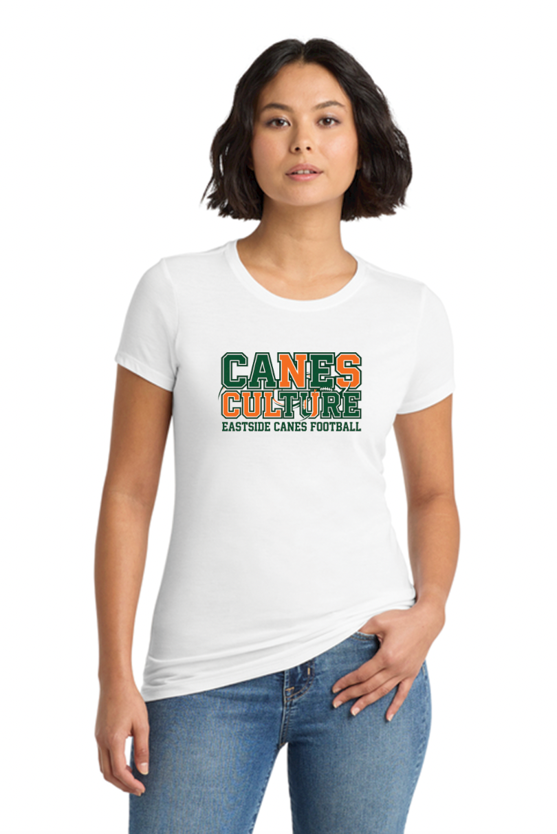 Eastside Canes Football Personalized Women's Perfect Tri-blend T-Shirt