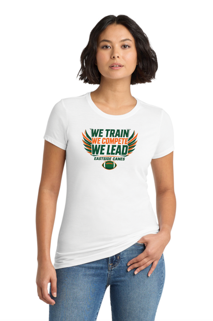 Eastside Canes Football Personalized Women's Perfect Tri-blend T-Shirt