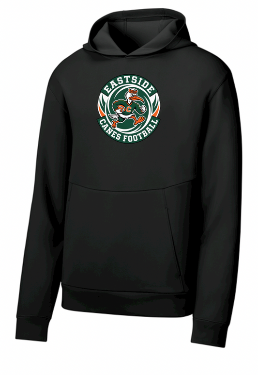 Eastside Canes Football Sport-Tek® Pro Perform Pullover Hoodie