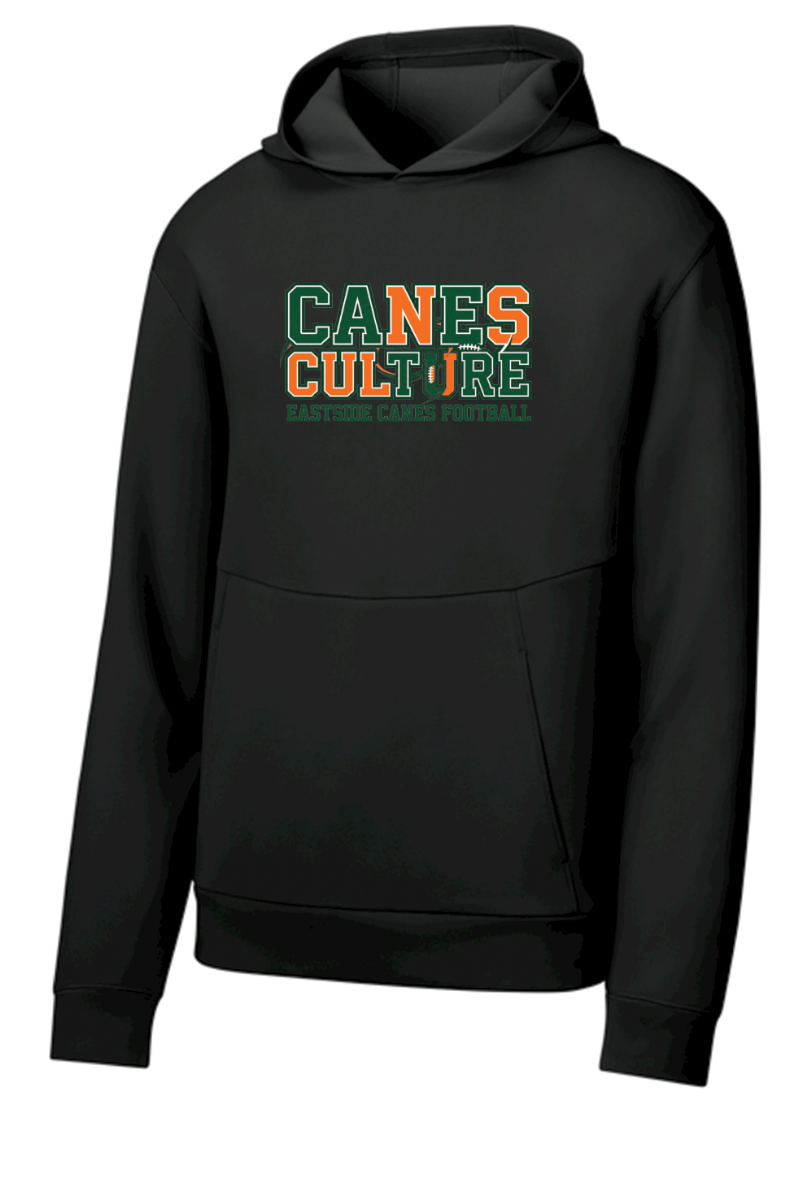 Eastside Canes Football Sport-Tek® Pro Perform Pullover Hoodie