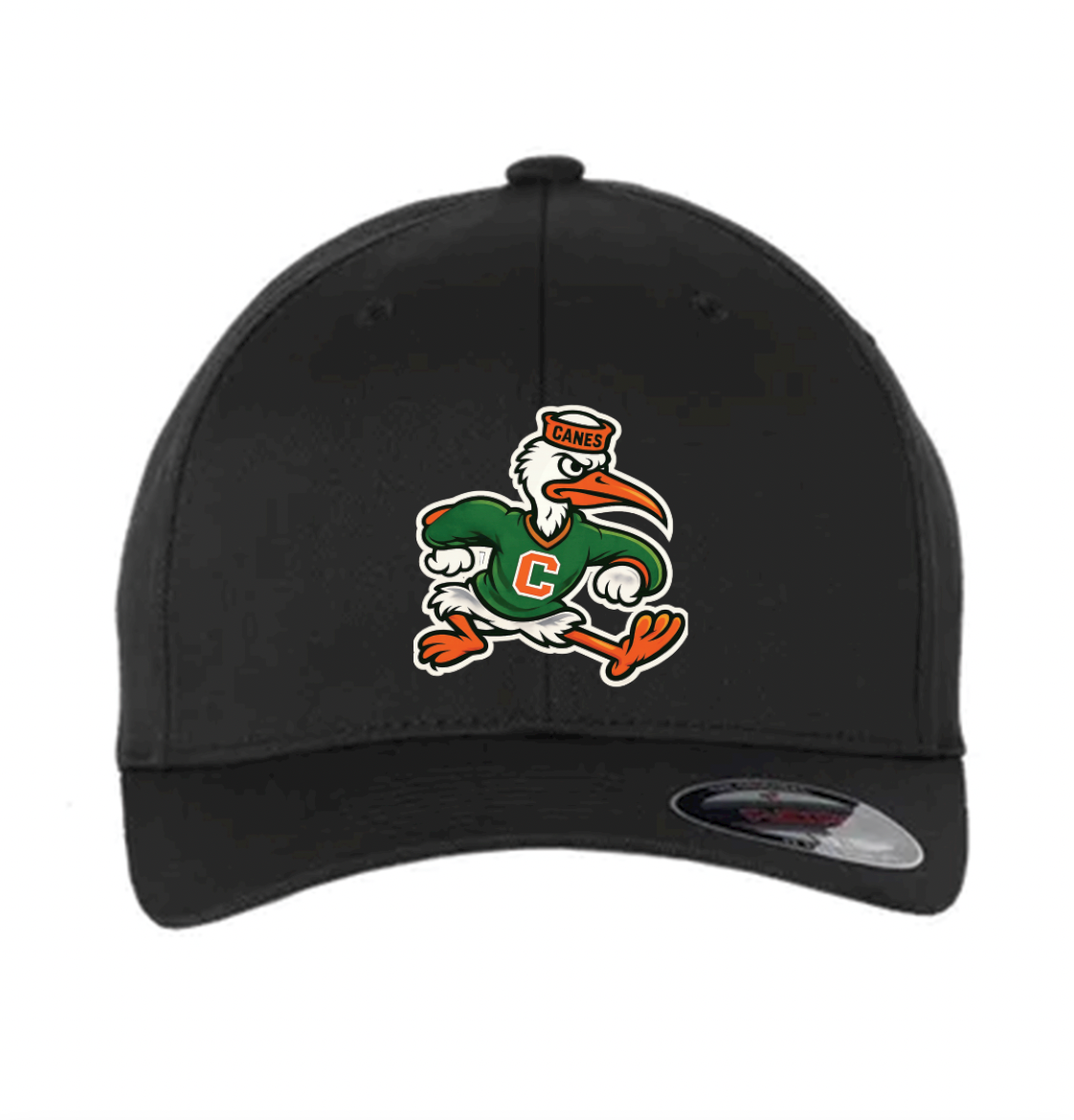 Eastside Canes Football Flexfit Cotton Blend Mid-Profile
