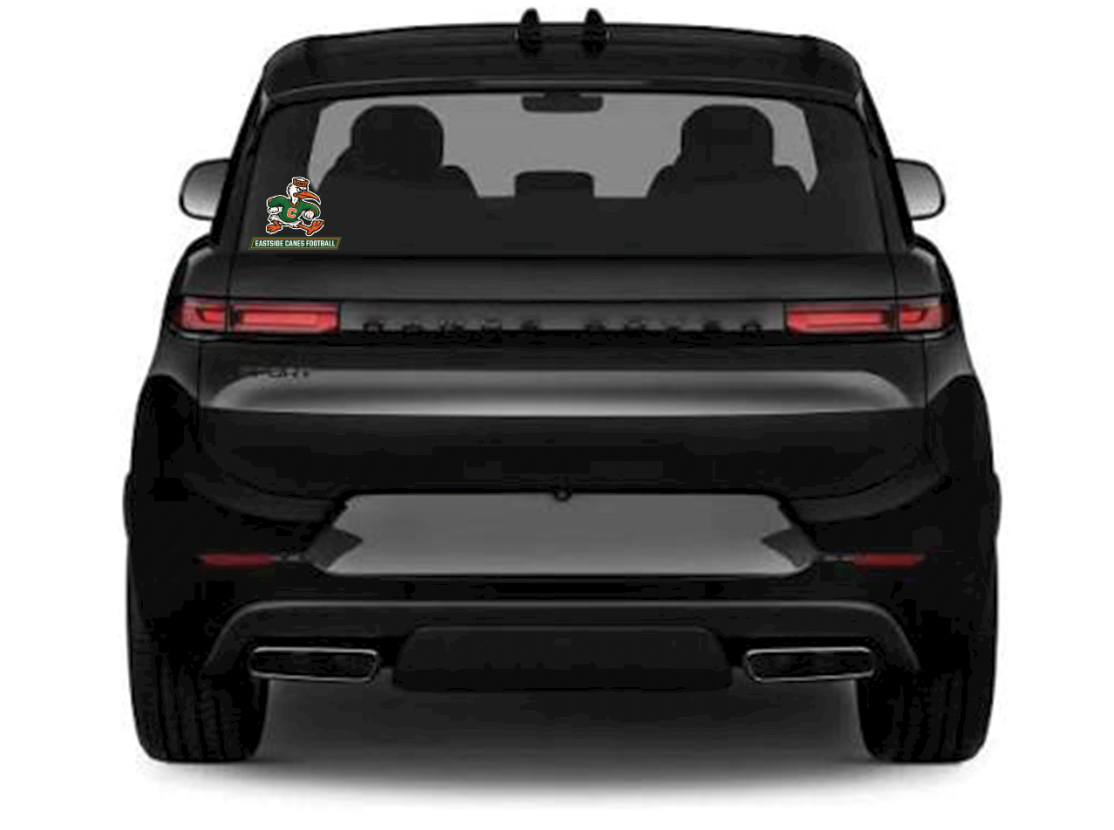 Eastside Canes Football Car Decal