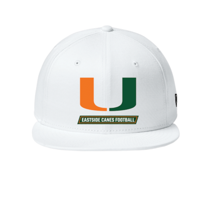 Eastside Canes Football New Era® Flat Bill Snapback Cap