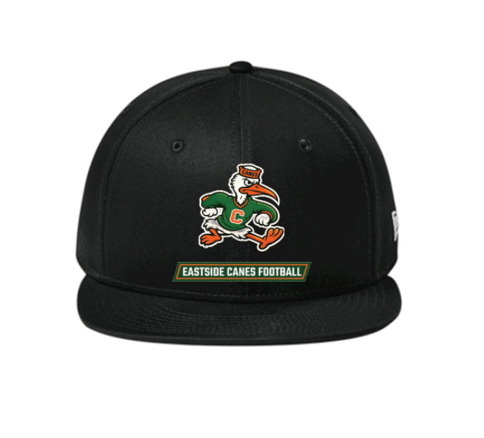 Eastside Canes Football New Era® Flat Bill Snapback Cap