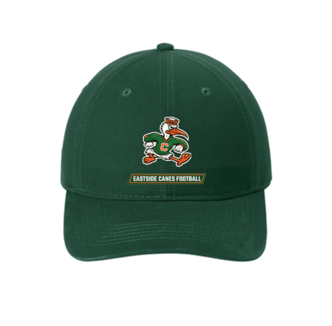 Eastside Canes Football Brushed Twill Dad Cap