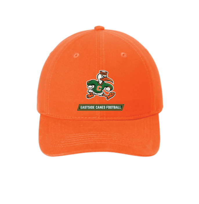 Eastside Canes Football Brushed Twill Dad Cap