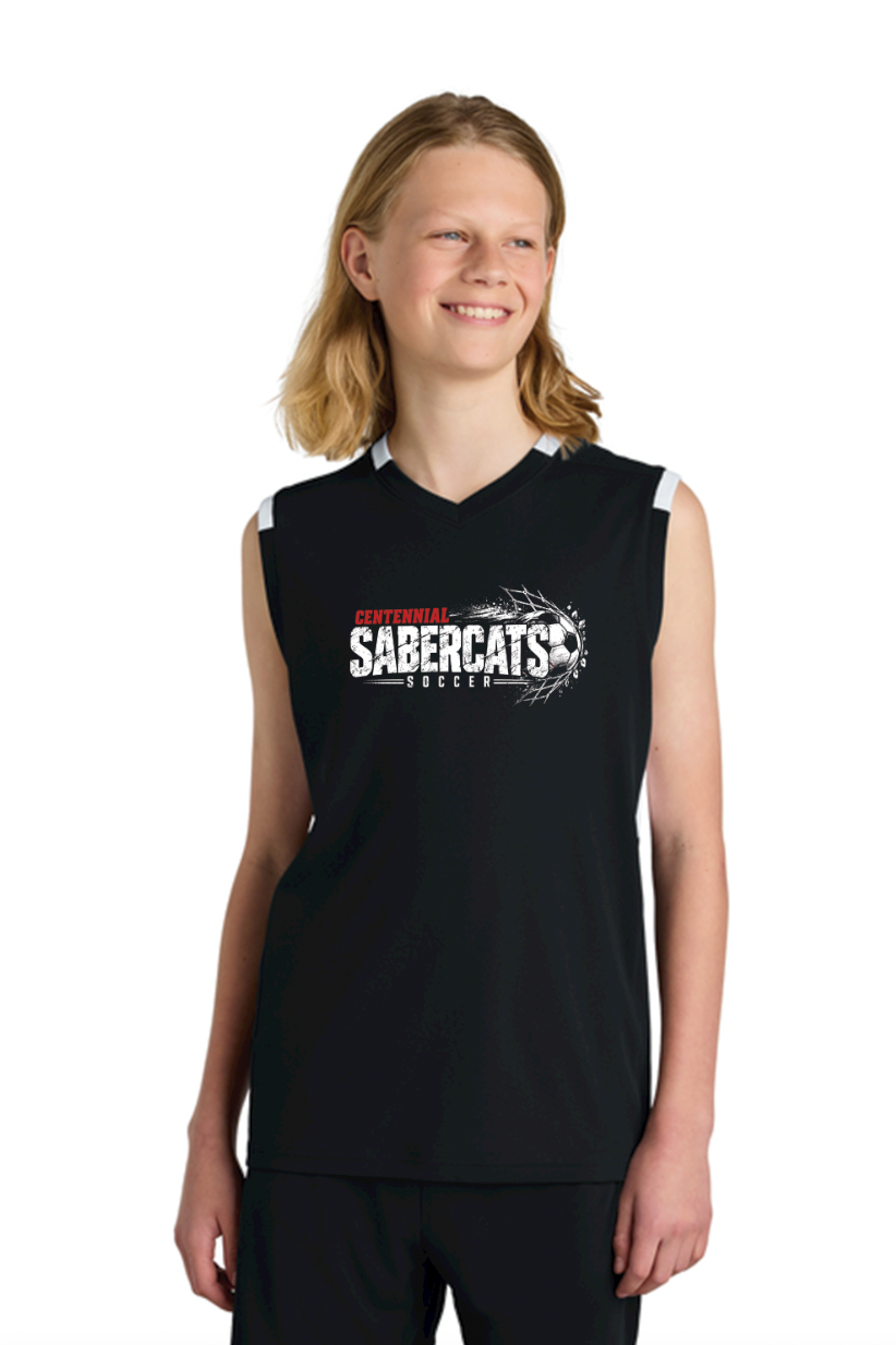 Centennial Soccer Sport-Tek® Club Sleeveless V-Neck