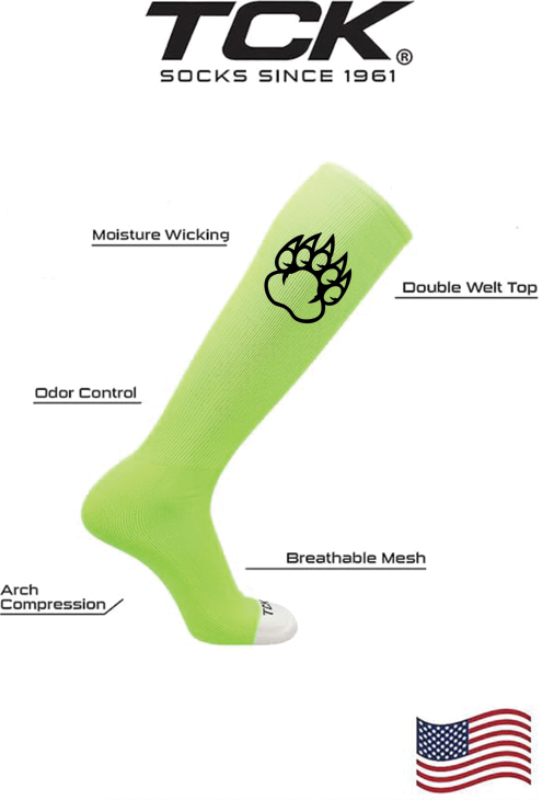 Chandler Bears Football Over the Calf Socks