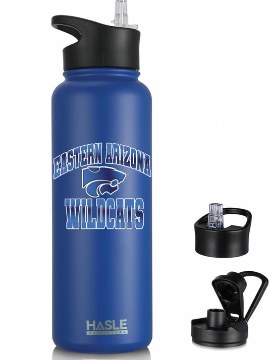 Eastern AZ Wildcats Football 40oz Insulated Water Bottle