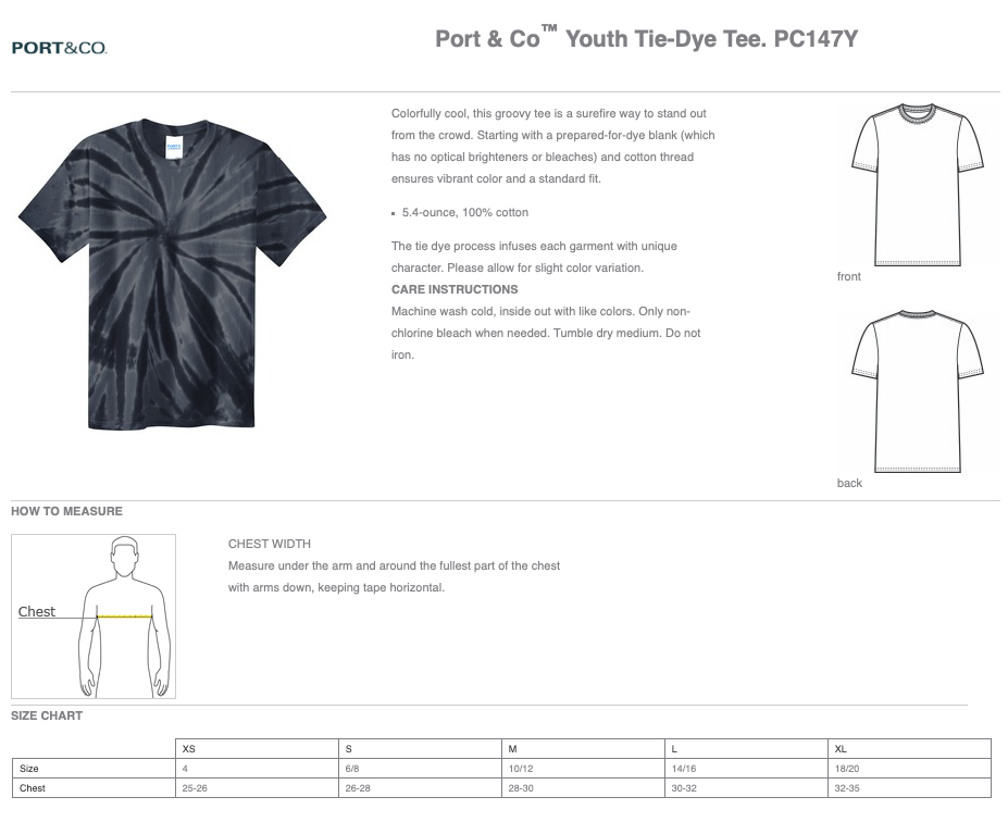 Sierra Suns Tie-dye T-Shirt