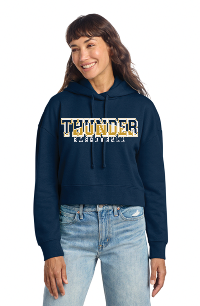 Desert Vista Thunder Women's Cropped Hoodie