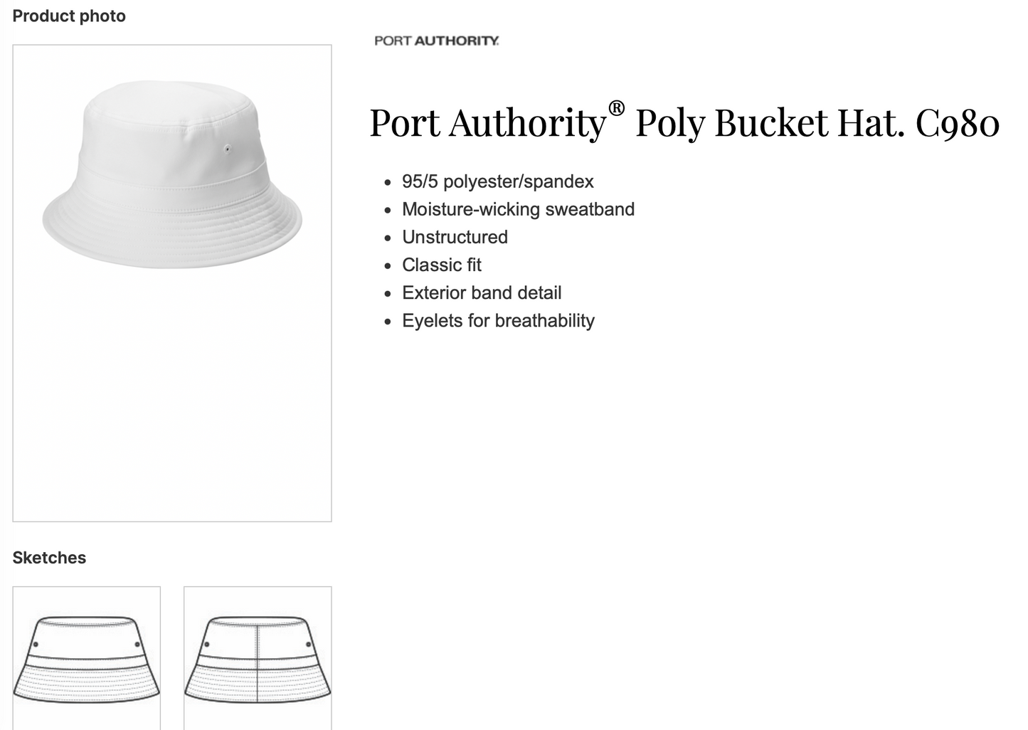 Chandler Bear Claw Bucket Hat- Embroidered