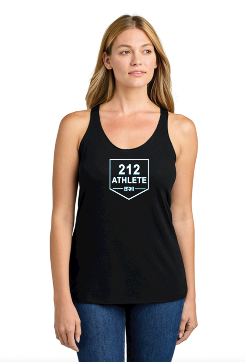 212 Athlete Baseball Women's Racerback Tank