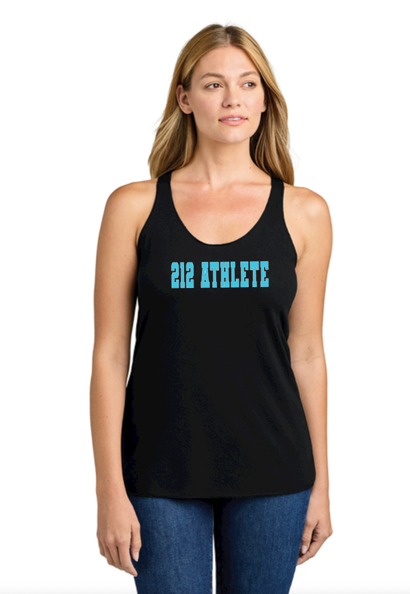 212 Athlete Baseball Women's Racerback Tank