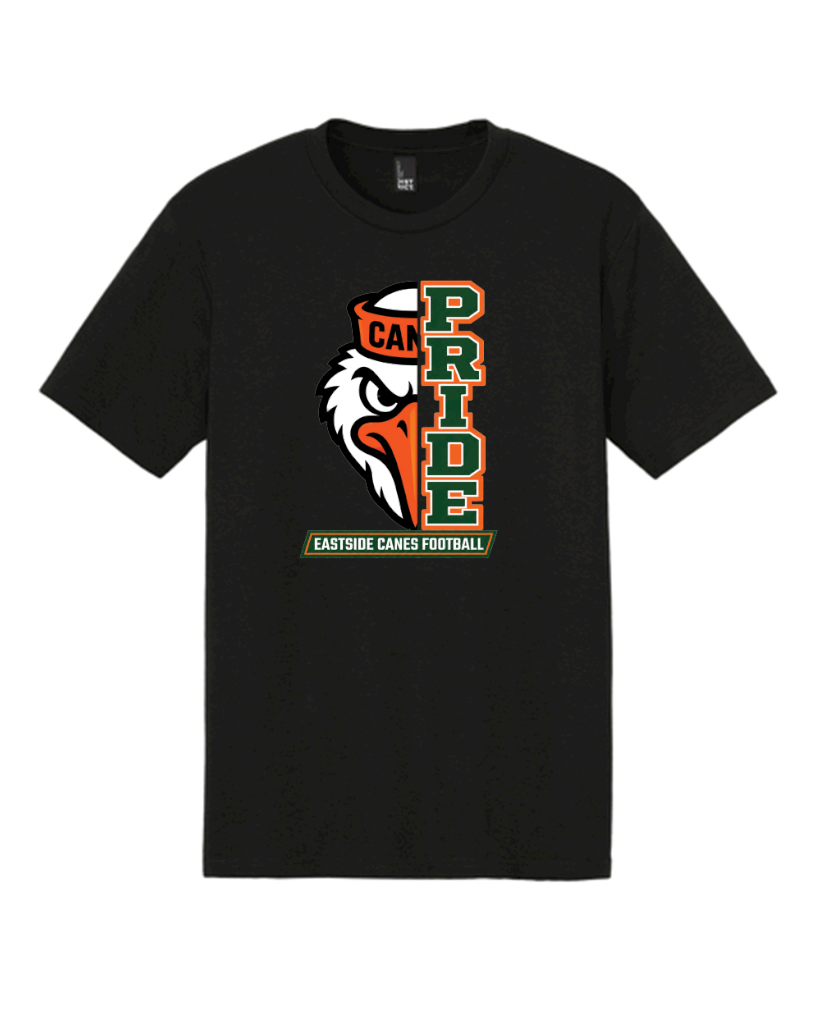 Eastside Canes Football Personalized T-Shirt