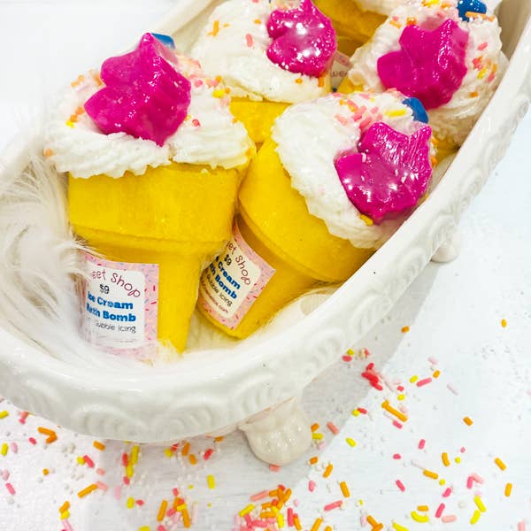 Ice Cream Bath Bomb - Yellow