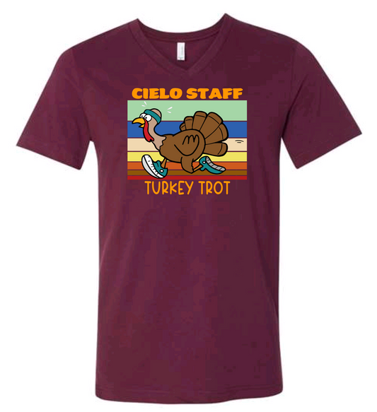 Cielo Turkey Trot V-neck T-shirt