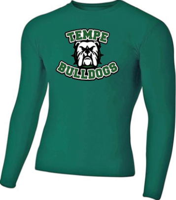 Tempe Bulldogs Compression Youth Long Sleeved T-Shirt